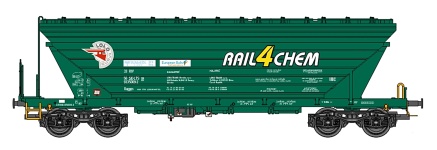 NPE Modellbau NW52219 - TT - Getreidesilowagen Rail4Chem, SVN, Ep. V-VI - Wagen 1